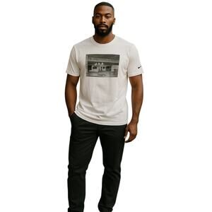 Nike Dri-FIT “Eat Sleep Practice” Basketball Graphic Tee | White | Men’s Medium